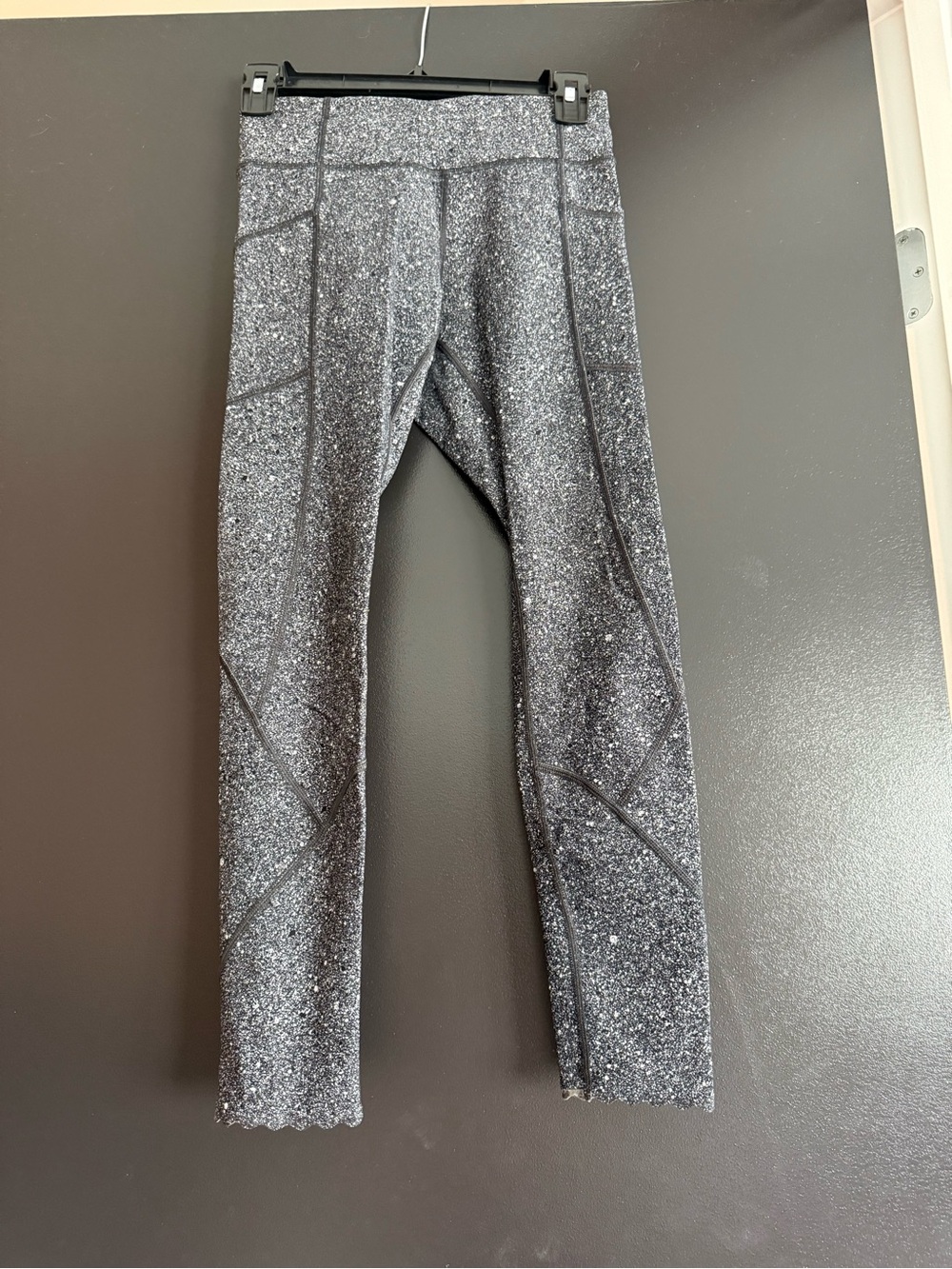 lululemon athletica Sheer Sparkle Gray Leggings